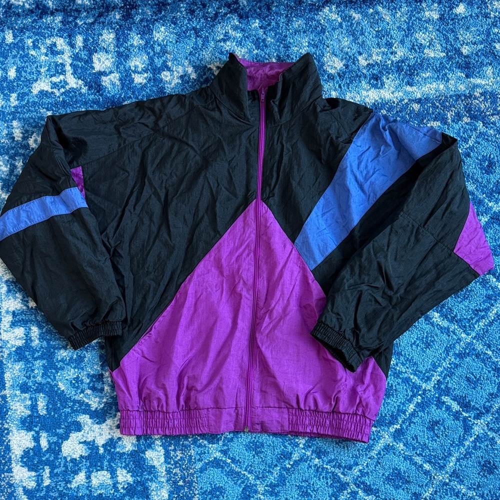 Rare 90's Vintage Colorblocked Windbreaker